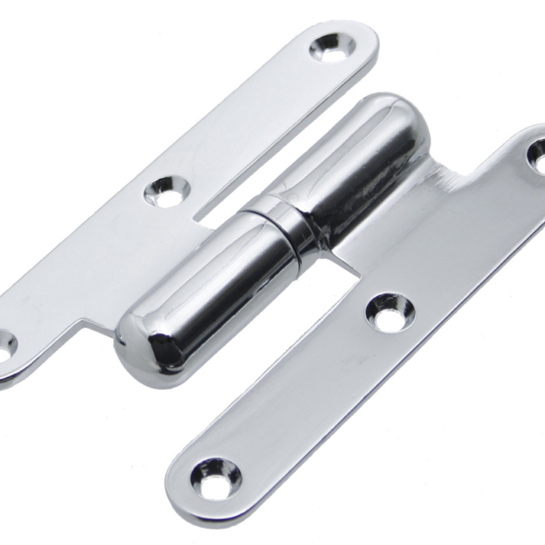 Cerniera Paumelles Bordo Tondo mm.100x60 OCR-Cromo Lucido  DX o Sx  Bonel