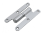 Cerniera Paumelles Bordo Tondo mm.100x60 OCS-Cromo Satinato SX e DX  Bonel - immagine 2