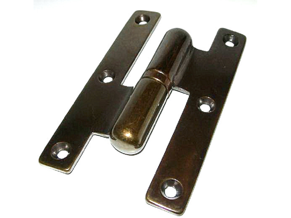 boe55mm100xbrd.png Cerniera Paumelles Bordo Quadro mm.100x55 OBV-Bronzato Verniciato DX Bonel - immagine 1