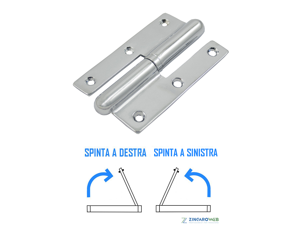 boe56mm100x65ocdccr.png Cerniera a Libro Bordo Quadro mm.100x65 OCR-Cromo Lucido DX o SX Bonel - immagine 1