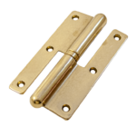Cerniera a Libro Bordo Quadro mm.120x70 OL-Ottone Lucido DX  Bonel