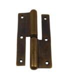 Cerniera a Libro Bordo Quadro mm.120x70 OBV-Ottone Bronzato SX  Bonel