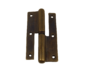 Cerniera a Libro Bordo Quadro mm.120x70 OBV-Ottone Bronzato SX  Bonel