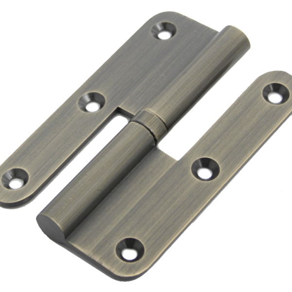 Cerniera a Libro Cuscinetto Import Bordo Tondo mm.100x65 OBS-Ottone Bronzato DX o SX  Bonel
