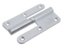 Cerniera a Libro Cuscinetto Bordo Tondo mm.100x65 CRS-Cromo Satinato SX o DX  Bonel - immagine 2