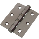 Cerniera Cuscinetti Import Bordo Quadro Canotto d.10,5 Acciaio/Bronzato mm.76x63 PL.3,x2,5  Bonel