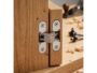 Cerniera Invisibile Cromo Satinato mm.45x13x19h - immagine 2