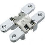Cerniera Invisibile Cromo Satinato mm.95x19x27h