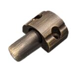 Incontro per Catenaccio Verticale Tondo Base mm.33 Corsoio d.13 Ottone OBGR   Bonel