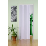 Porta a Soffietto Estensibile PVC Modello Monica con Maniglie 214 Bianco cm.83x214h | Forte