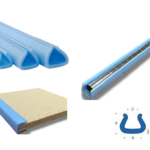 Protezione Imballo a U Aste da cm.200 Varie Misure Colore Azzurro