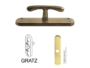 Cremonese Goccia Placca CR03 mm.188x38  Varie Finiture - immagine 4