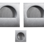 Maniglia Incasso Quadra Porta Scorrevole modello K305FMZ03 d.53x53/48 Senza Foro Chiave varie finiture | Comit