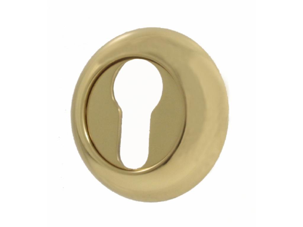 citro09y1c.png Bocchetta Tonda con Ghiera Foro Yale per Cilindro Europeo d.55x13h varie finiture Comit - immagine 1
