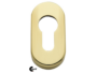 Bocchetta Ovale  Foro Yale per Cilindro Europeo d.60x30x10h varie finiture  Comit - immagine 4