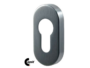 Bocchetta Ovale  Foro Yale per Cilindro Europeo d.60x30x10h varie finiture  Comit