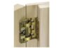 Cerniera Invisibile mm.50x50+Spessore Spalla mm.30 Ottone Lucido  Colciago - immagine 10