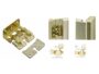 Cerniera Invisibile mm.50x50+Spessore Spalla mm.30 Ottone Lucido  Colciago - immagine 12