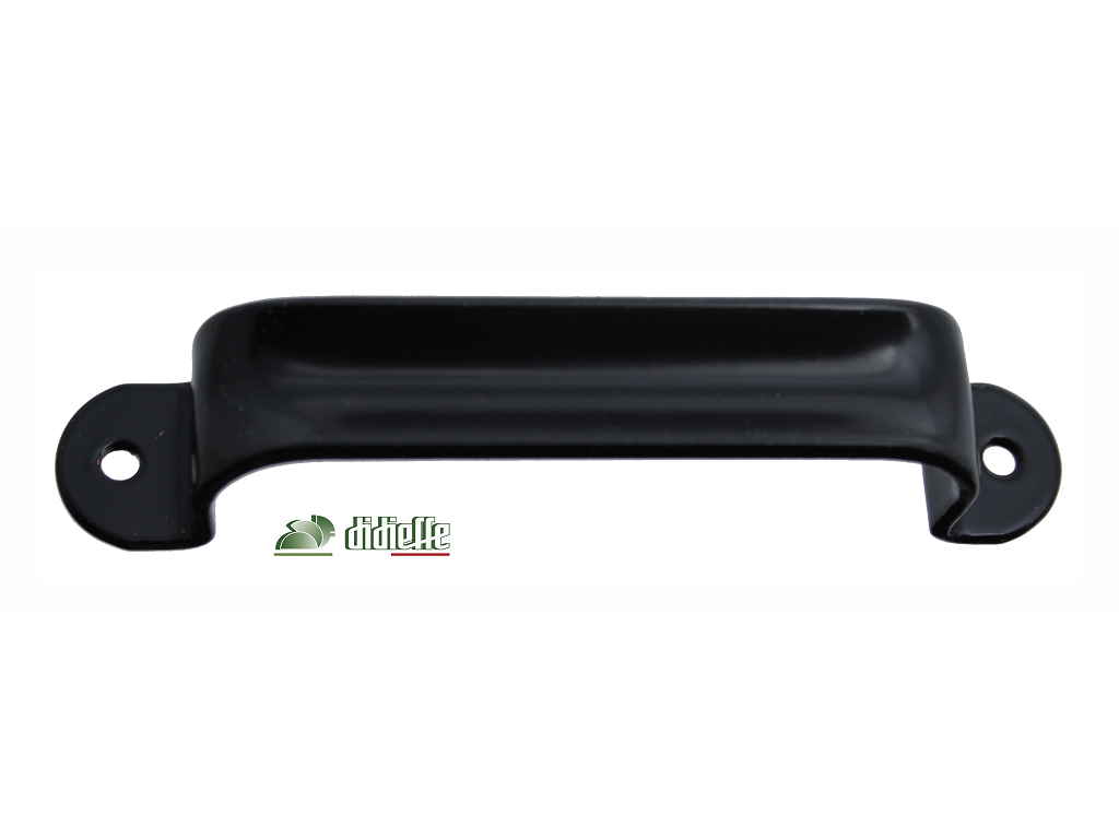 didfap0200300inc.png Maniglietta Fori Passanti mm.115x28h Ral 9005 Nero Didieffe - immagine 1