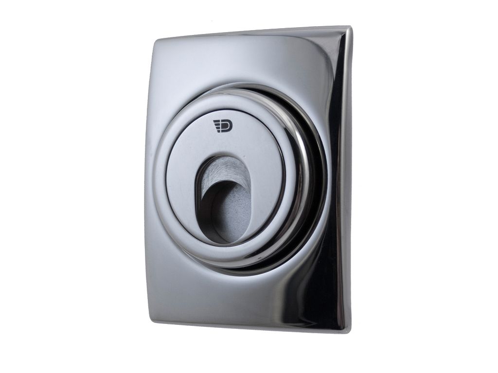Defender MAC3G Monolito+Mostrina Rettangolare Top Acciaio Int.38 d.50 h25 varie finiture  Disec - immagine 1