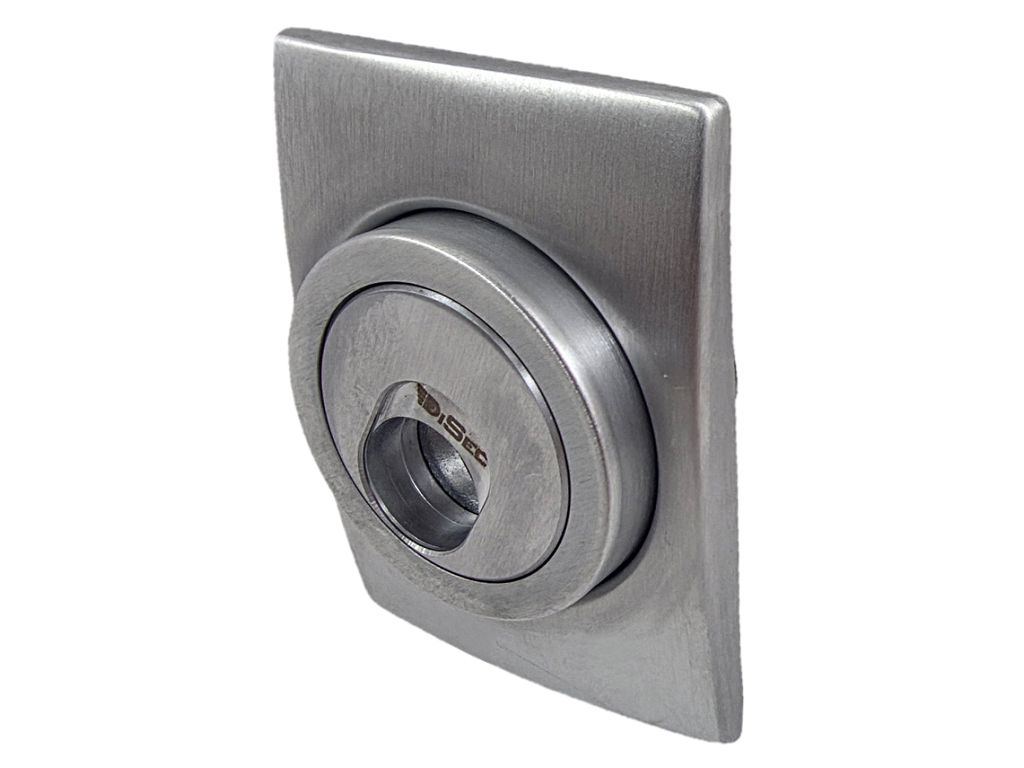 Defender MAC3G Monolito+Mostrina Rettangolare Top Acciaio Int.38 d.50 h25 varie finiture  Disec - immagine 2