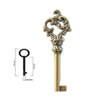 Chiave Mobile Femmina Ottone d.6x40/90mm Oro Antico   Brl