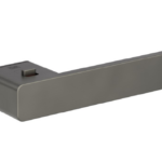 Maniglia R8ONE Rosetta Rettangolare mm.48x30 Sistema Smart2Lock Grigio Cachemire mano DX-SX | Fimet Maniglie