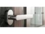 Maniglia Andorra Rosetta Ovale D.60x30x10h Bocchetta Foro Chiave AISI304 Inox Satinato  Fimet Maniglie - immagine 2