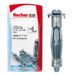 HM 4x32S Tassello Acciaio per Cartongesso in Blister da pz.4 con Vite TC d.8 MA4 | Fischer