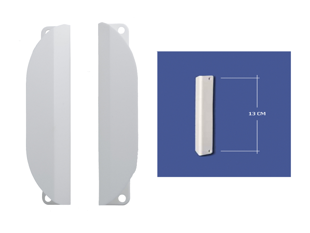 fotpa502001c.png Maniglie ABS per Porta Estensibile Soffietto Fori cm.13 Pz.2 | Forte - immagine 1