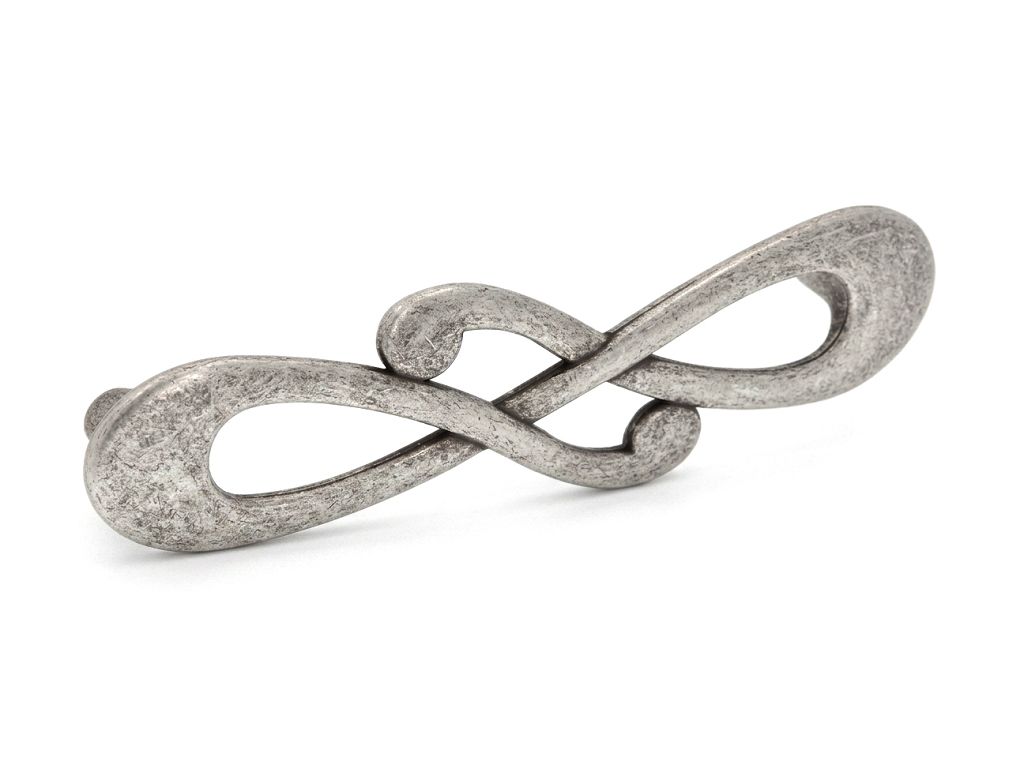 giusti_maniglietta_mobile_interasse_96_argento_vecchio_graffiato.jpg Maniglietta Mobile Interasse 96 mm.116x21h Argento Vecchio Graffiato Giusti - immagine 1