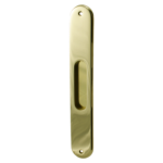 Maniglia Incasso Ovale Porta Scorrevole modello 801 mm.38x220 Senza Foro Chiave OLV   Bonel