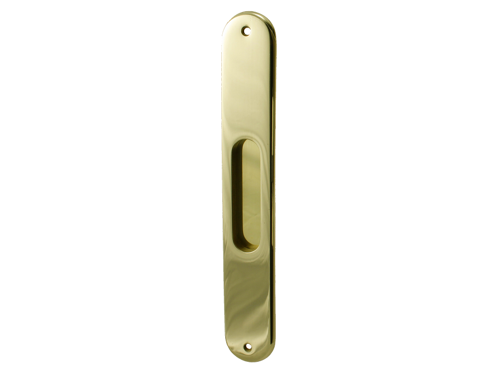 gpb55048750001.png Maniglia Incasso Ovale Porta Scorrevole modello 801 mm.38x220 Senza Foro Chiave OLV Bonel - immagine 1