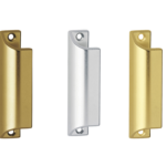 Maniglietta Fori Passanti modello 430 mm.90x25h Alluminio Anodizzato varie finiture  Hoppe