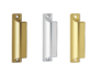 Maniglietta Fori Passanti modello 430 mm.90x25h Alluminio Anodizzato varie finiture  Hoppe