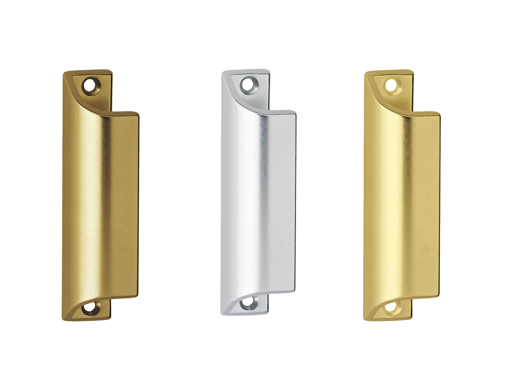 hop5170xx.png Maniglietta Fori Passanti modello 430 mm.90x25h Alluminio Anodizzato varie finiture Hoppe - immagine 1
