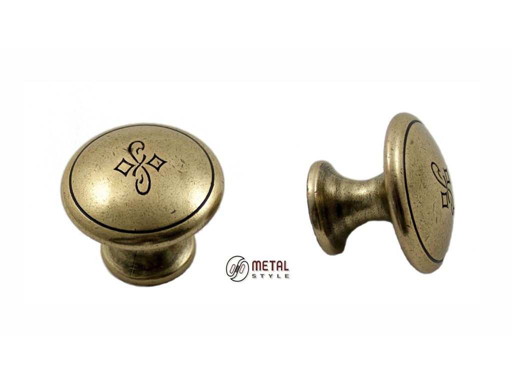 mea24130z0250007c.png Pomolino Mobile 24130 d.25/15x20h Oro Di Valenza Metal Style - immagine 1