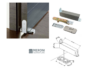 Cerniera Chiudiporta a Pavimento per Legno-Ferro FS980 EN3/FS990 EN5 mm.184x40x64h Inox | Meroni