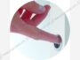 Ditale di Trascinamento per Porta Scorrevole d.29 Foro mm.25 magnetico Cromo Lucido | OMP Porro fine serie - immagine 2