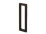 Maniglia Rettangolare per Vetri con Biadesivo modello Unico mm.140x48x8h pz.1varie finiture Proal - immagine 3