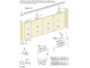 Sistema Porta a Libro o Soffietto per 2/3 Ante Portata Massima 140kg con Binario varie lunghezze  Sliding - immagine 3