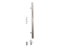 Maniglione Texas diritto d.25x25 Interasse 300 mm.500x70h AISI304 Inox varine finiture | Fimet Maniglie - immagine 3