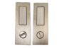 Maniglia Incasso Rettangolare Porta Scorrevole/Battente modello Duplex Nottolino Filo/Svasato Placchetta Copripresa varie finiture | Saletta - immagine 5