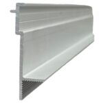 Profilo Laterale Manina Cartongesso per Binario Puma mm.63x17 Alluminio Naturale cm.200 | Sliding
