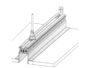Staffa a L per Fissaggio Posteriore Profilo Cartongesso a Parete  Sliding - immagine 2