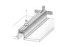 Staffa a L per Fissaggio Posteriore Profilo Cartongesso a Parete  Sliding - immagine 3