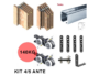 Sistema Porta a Libro o Soffietto per 4/5 Ante Portata Massima 140kg con Binario varie lunghezze  Sliding
