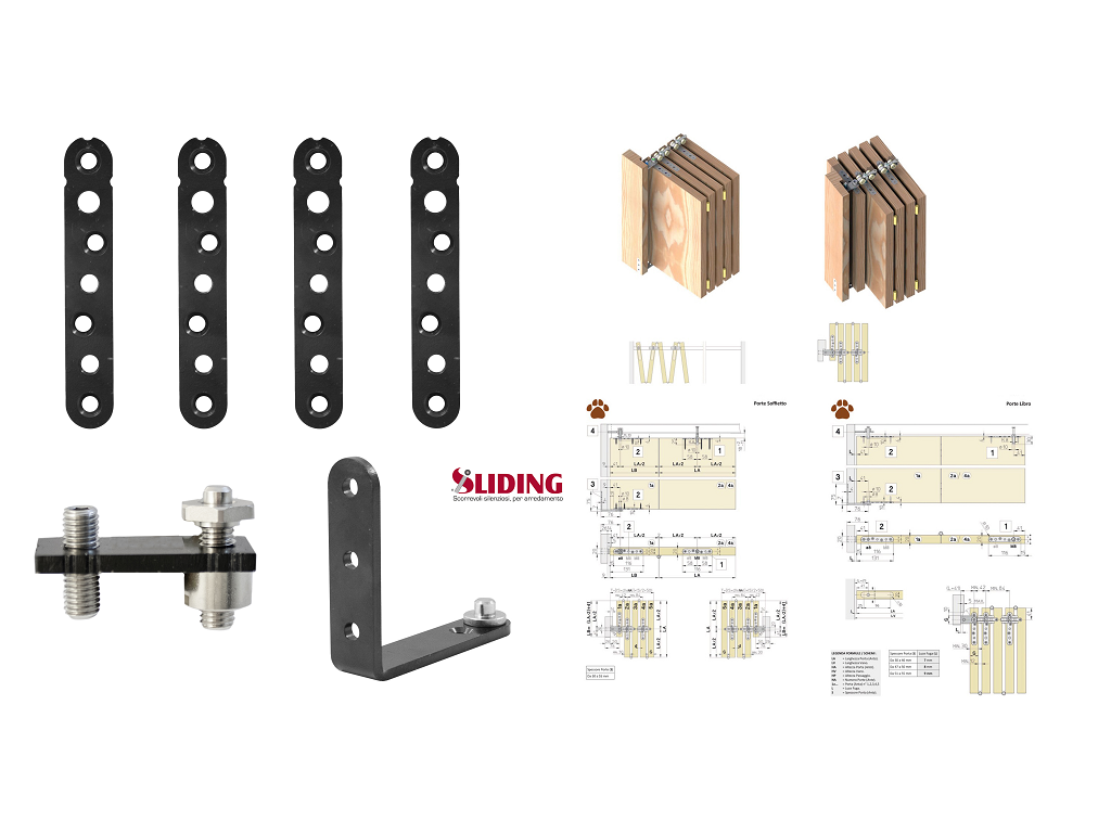 slipuma151004050n.png Sistema Porte a Libro o Soffietto seire Puma 4/5 Ante Sliding - immagine 1