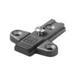 Basetta Metallo Pressofuso per Cerniera Farfalla mm.46x44 H02  Confalonieri