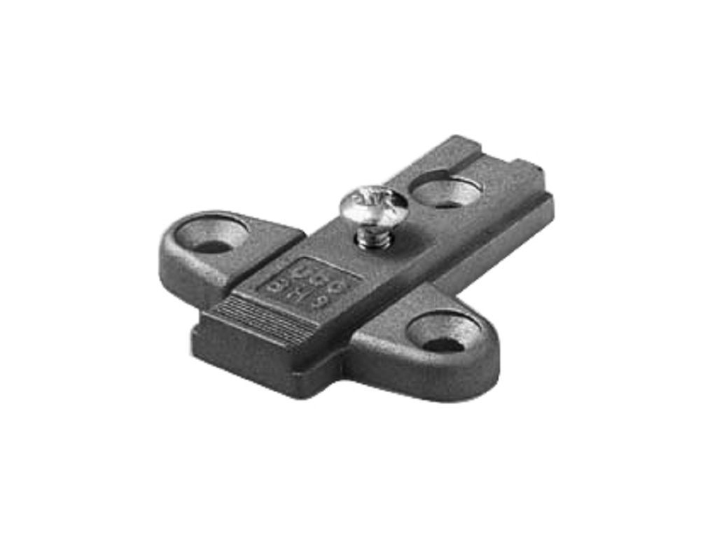 ucgcf000bh02001.png Basetta Metallo Pressofuso per Cerniera Farfalla mm.46x44 H02 Confalonieri - immagine 1